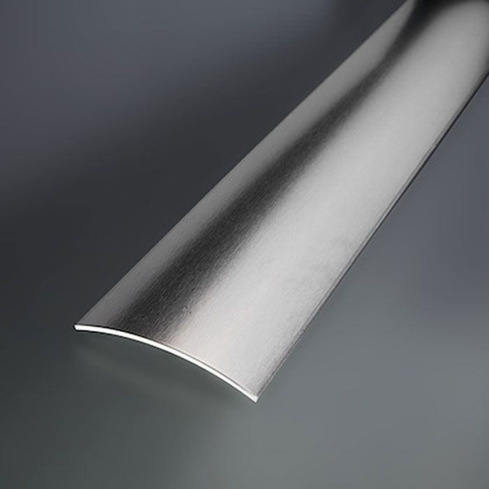 Eurofinal 30x4 mm | Prechodový profil samolepiaci - nerez brúsená