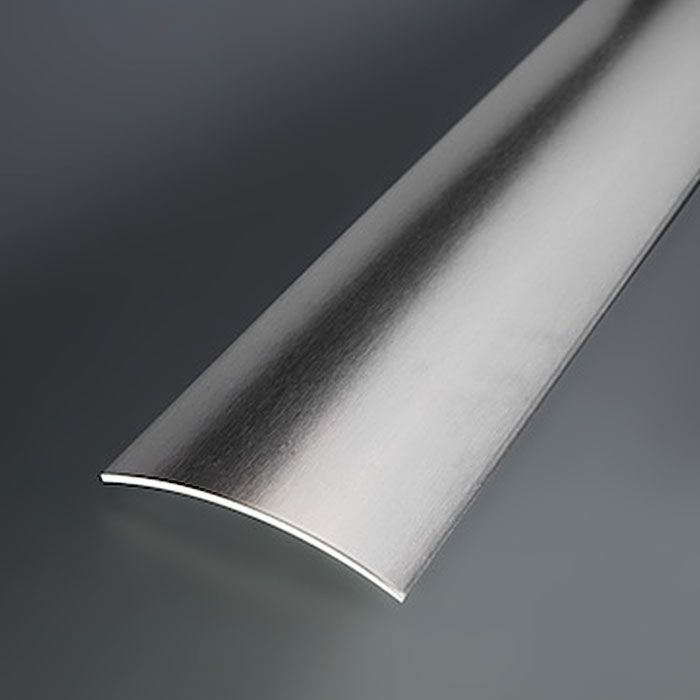 Eurofinal 40x6 mm | Prechodový profil samolepiaci - nerez brúsená