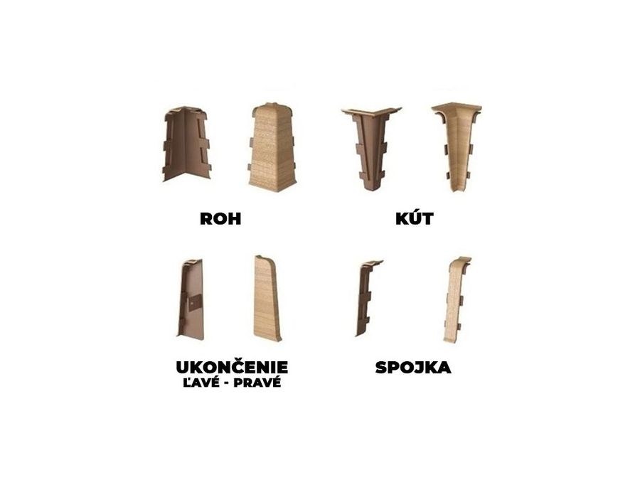 05 - Dub windston - Komponenty k lište INDO