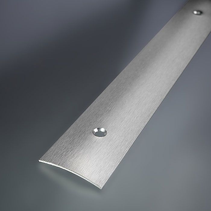 Eurofinal 30x4 mm | Prechodový profil vŕtaný - nerez brúsená